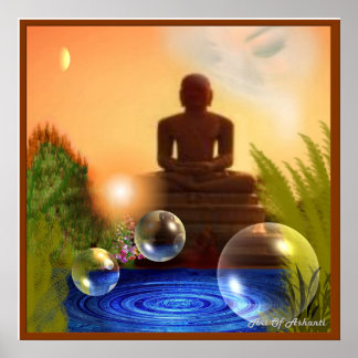 Öga i Buddha Poster