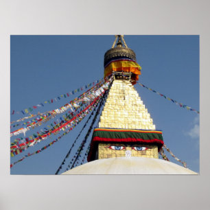 Öga i Buddha Poster