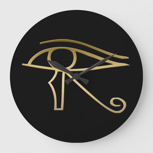 Öga i den egyptiska symbolen Horus Stor Klocka (Framsida)
