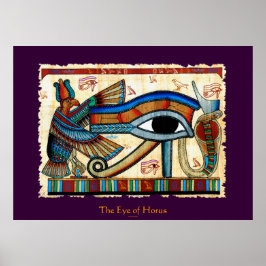 ÖGA i den hORUS-egyptiska konsten Poster