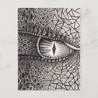 Öga i dragvagnens vykort