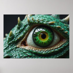 Öga i en drakkonst poster