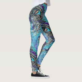 Öga i havskräfta leggings