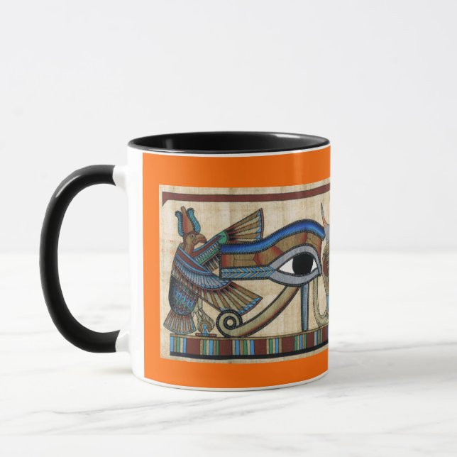 Öga i Horus Ancient Egyptian Art Mugg (Vänster)