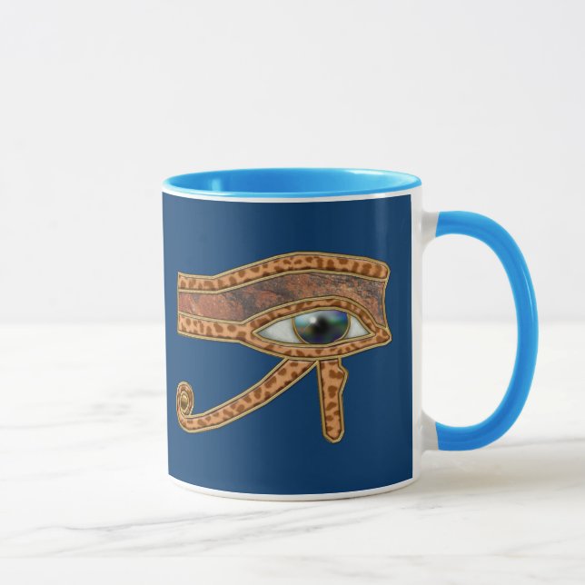 Öga i Horus Ancient Egyptian Art Mugg (Höger)