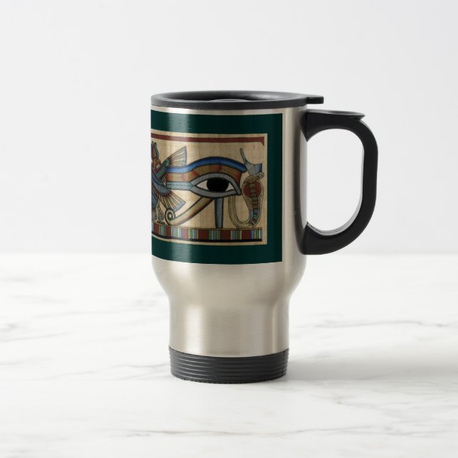 Öga i Horus Ancient Egyptian Art Mugg (Höger)