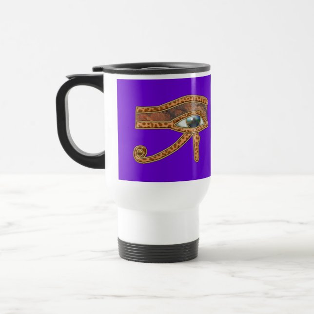 Öga i Horus Ancient Egyptian Art Mugg (Vänster)