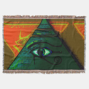 Öga i Horus, antika egyptiska Wadjet Art Filt