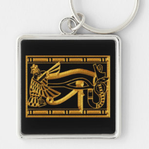 Öga i Horus Bronze Egyptian Nyckelring