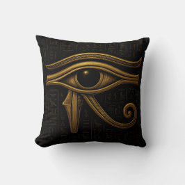 Öga i Horus Dekorativ kudde - den egyptiska symbol