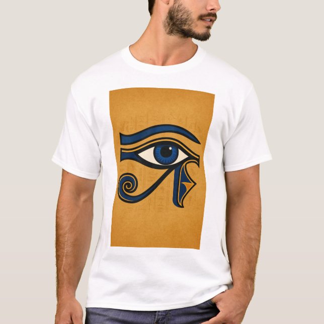 Öga i Horus - Den egyptiska skyddssymbolen för Egy T Shirt (Framsida)