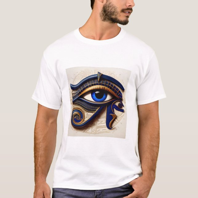 Öga i Horus - Den egyptiska skyddssymbolen för Egy T Shirt (Framsida)