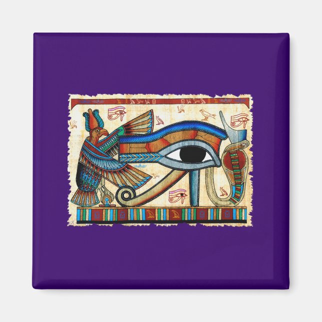 ÖGA i HORUS Egyptian Art Magnet Collection (Framsidan)