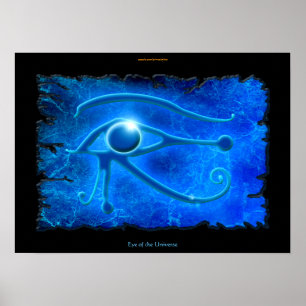 ÖGA i HORUS Egyptian Art Print Poster