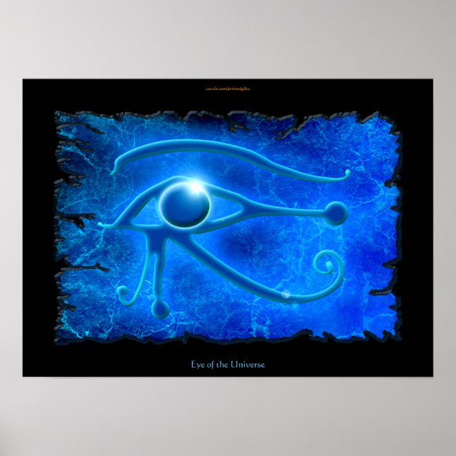 ÖGA i HORUS Egyptian Art Print Poster (Framsidan)
