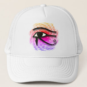 Öga i Horus Egyptian Symbol Colorful Vortex Keps