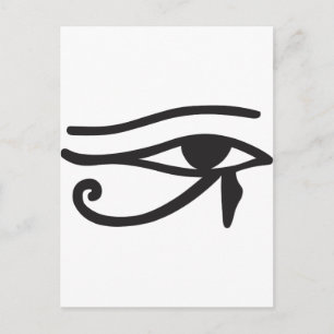 Öga i Horus Egyptian Symbol Vykort