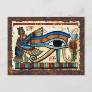 ÖGA i HORUS-egyptiska konstvykort Vykort