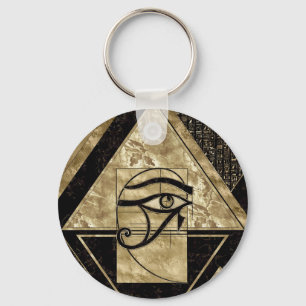 Öga i Horus - Golden Ratio Nyckelring