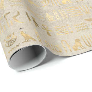 Öga i Horus Guld, egyptiska Hieroglyphic Pharaoh Presentpapper
