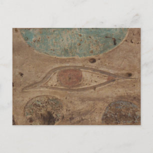 Öga i Horus Hieroglyphic i Karnak Temple, Luxor Vykort