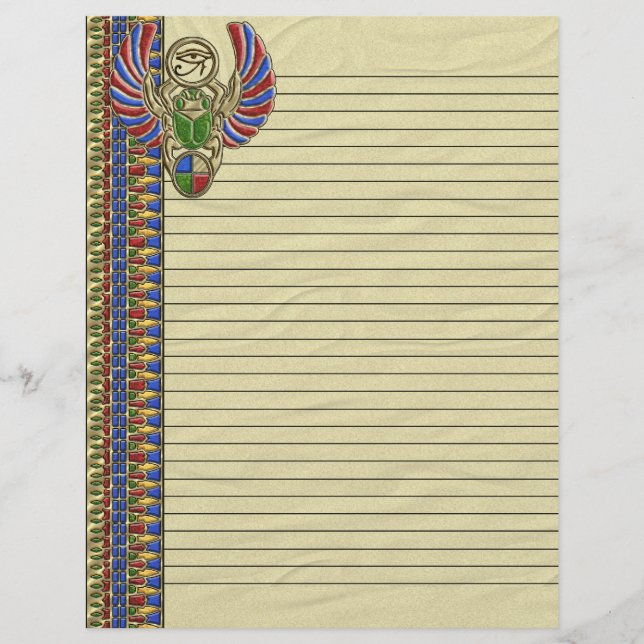 Öga i Horus Lining Letterhead (Framsida)