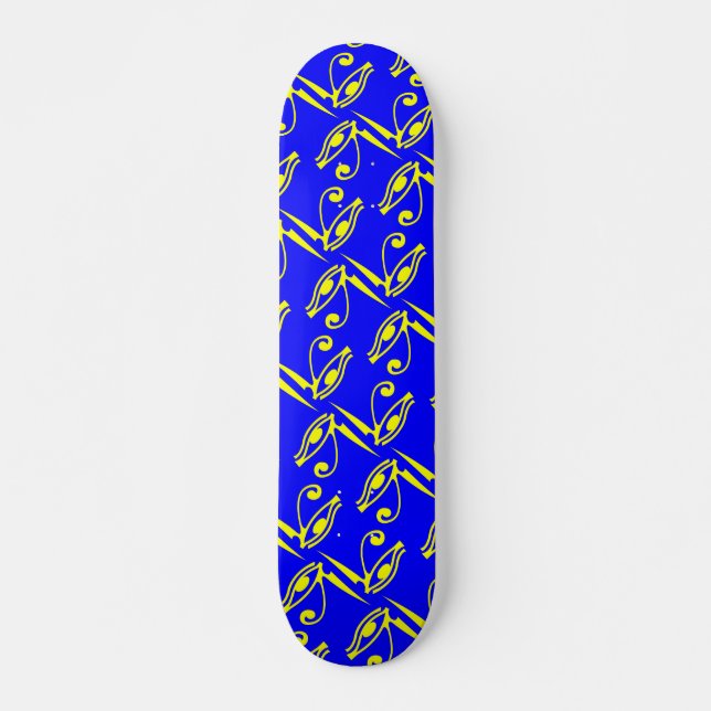 Öga i Horus Mini Skateboard Bräda 18,5 Cm (Framsida)