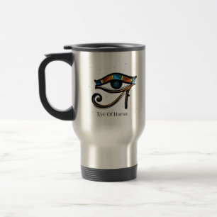Öga i Horus på papyrus, egyptiska hieroglyfer Resemugg
