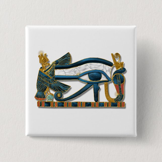 Öga i Horus Pectoral Knapp (Framsida)