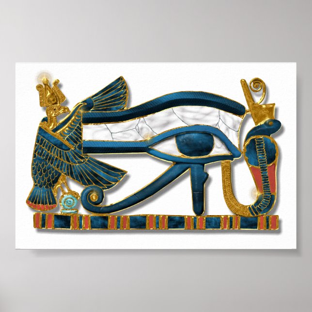 Öga i Horus Pectoral Poster (Framsidan)