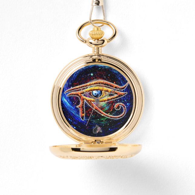 Öga i Horus Pocket Watch Armbandsur (Framsida)