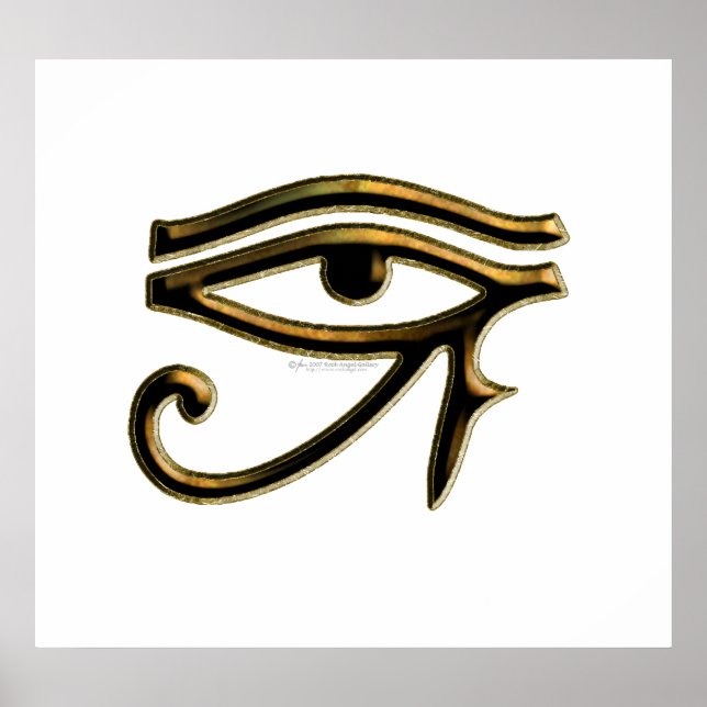 Öga i Horus Poster (Framsidan)