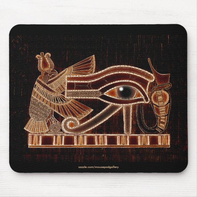 ÖGA I HORUS, WADJET Egyptian Art Mousepad Musmatta (Framsidan)