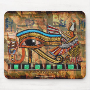 ÖGA I HORUS, WADJET Egyptian Art Mousepad Musmatta