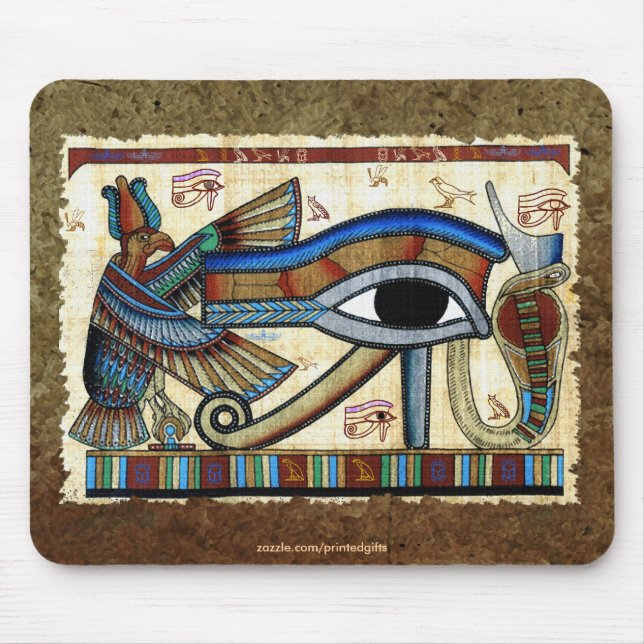 ÖGA I HORUS, WADJET Egyptian Mousepad Musmatta (Framsidan)