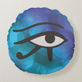 Öga i Huros Rund Kudde