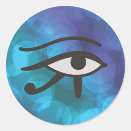 Öga i Huros. Runt Klistermärke