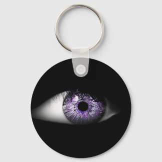 Öga i Lila Cute Coola Eyeball Design Nyckelring