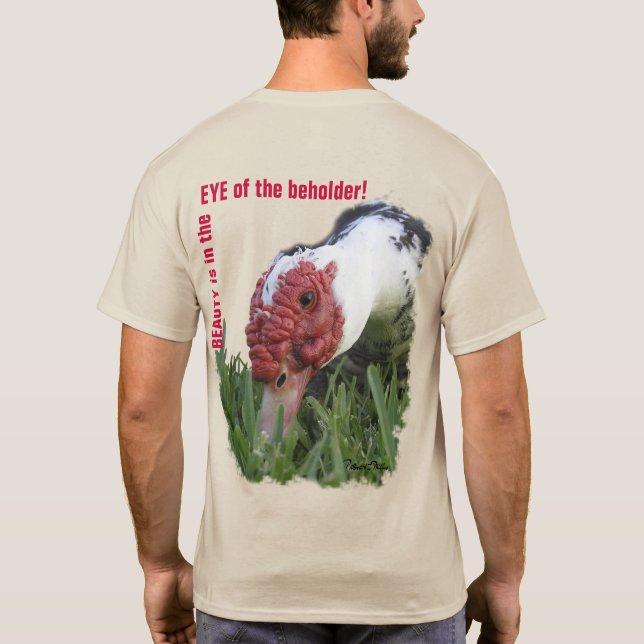 Öga i närfoto Anka Tee (Baksida)