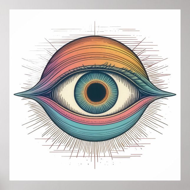 Öga i Perception Poster (Framsidan)