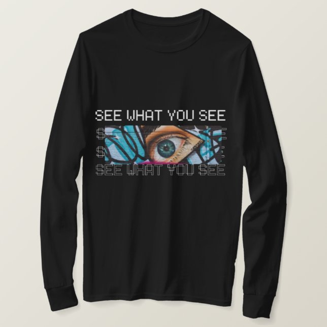 Öga i Perceptionen: premie manar-Shirt T Shirt (Design framsida)