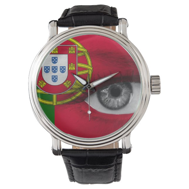 Öga i Portugal Armbandsur (Framsida)