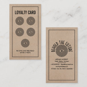 Öga i proviant, Psykiska läslättnader Visitkort