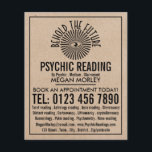 Öga i Providence, Psychic Reading Advertising Flygblad<br><div class="desc">Öga i Affärskortets förtjänst,  Psykiska läsannonser.</div>