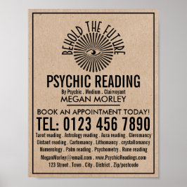 Öga i Providence, Psychic Reading Advertising Poster