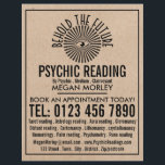 Öga i Providence, Psychic Reading Advertising Reklamblad<br><div class="desc">Öga i Affärskortets förtjänst,  Psykiska läsannonser.</div>
