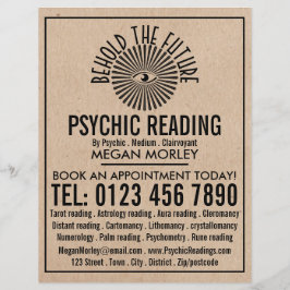 Öga i Providence, Psychic Reading Advertising Reklamblad