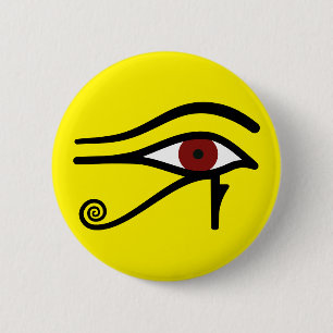 Öga i Ra - Egyptiska Gud Knapp