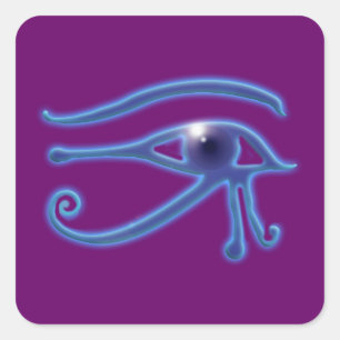 Öga i Ra-egyptiska Wadjet-symbol Fyrkantigt Klistermärke