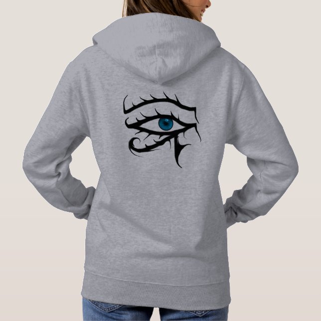 Öga i Ra Hoodie Tröja (Baksida)